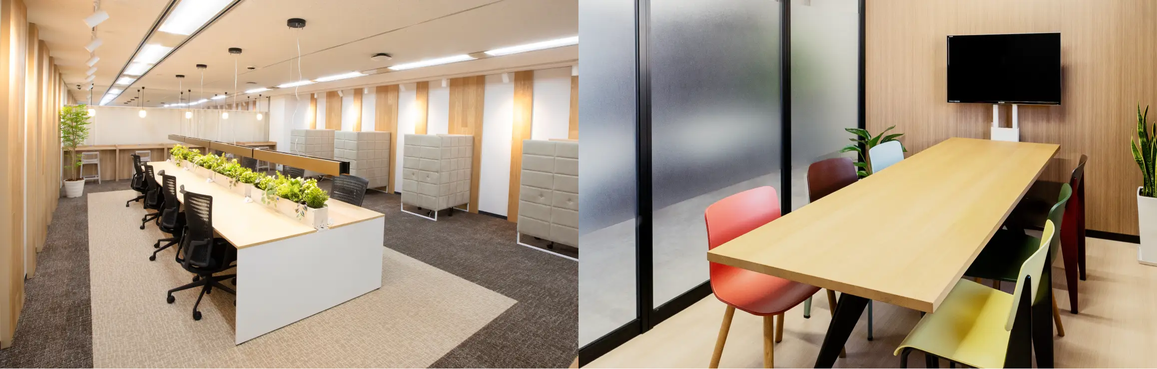 会議室・ワークスペースの内観