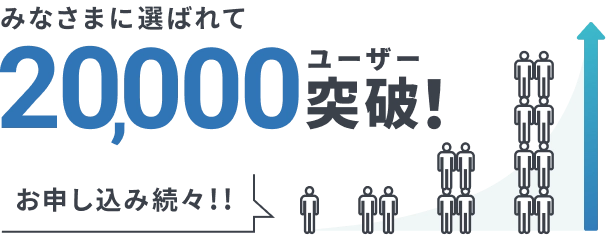 サービス開始1年で8千ユーザー突破